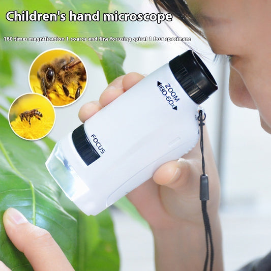 Portable Microscope for Kids - Pocket Size - 180x Zoom